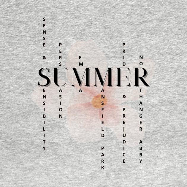 SUMMER - Jane Austen novels design by Miss Pell